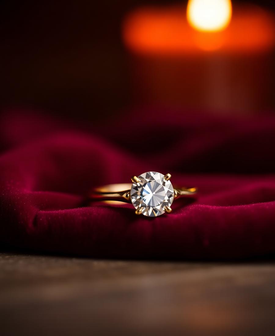 Vow solitaire ring