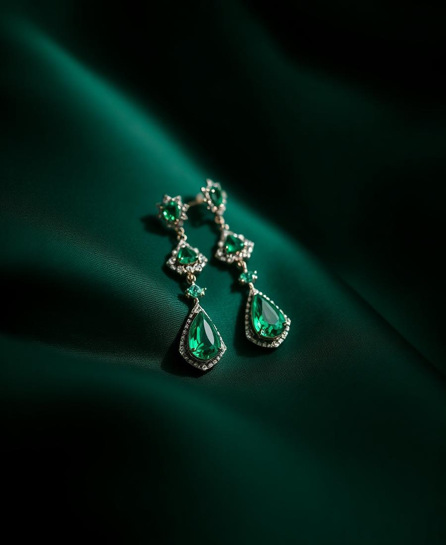Verdi drop earrings