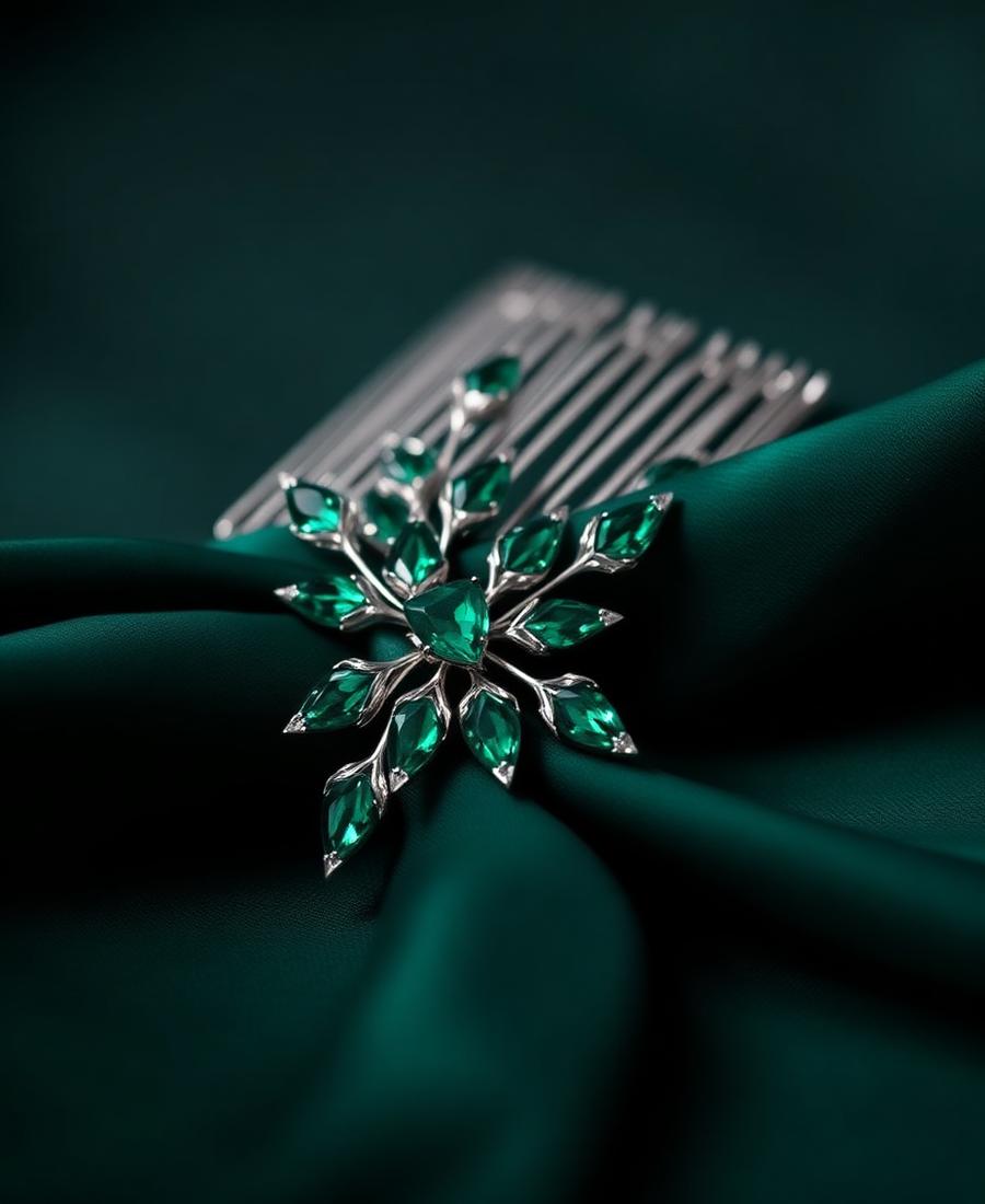 Ivy vine hair comb