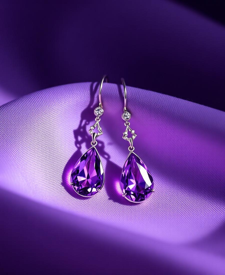 Amethyst pear drops